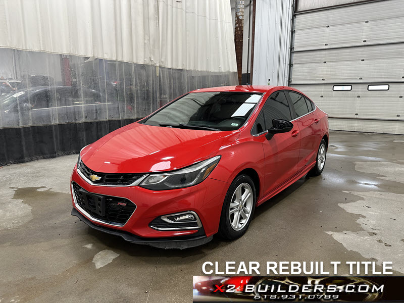 2017 Chevrolet Cruze LT CLEAR REBUILT TITLE